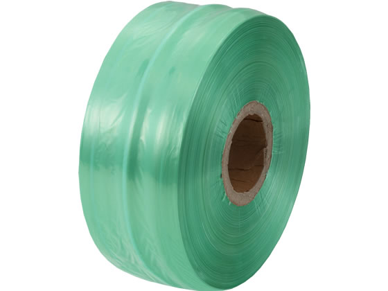 紺屋商事 PEレコード巻テープ 50mm×500m 緑 00720004 1巻(ご注文単位1巻)【直送品】
