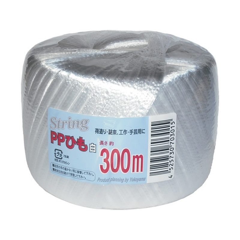 信越工業 String PP玉巻ひも 白 300m 36巻 1箱（ご注文単位1箱)【直送品】