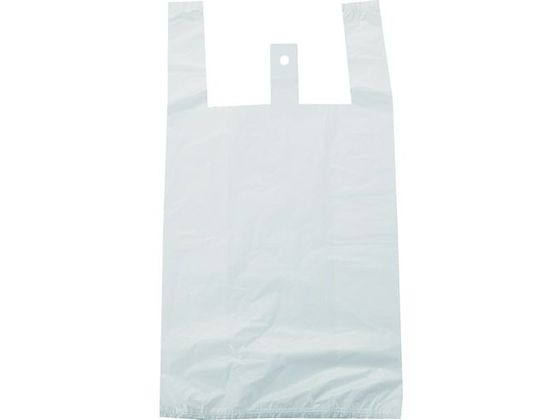TRUSCO レジ袋 8/25号 340×250(160)mm 乳白 100枚 1袋(ご注文単位1袋)【直送品】