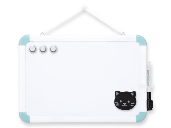 アスカ ホワイトボード ねこ S WB080B 1枚(ご注文単位1枚)【直送品】