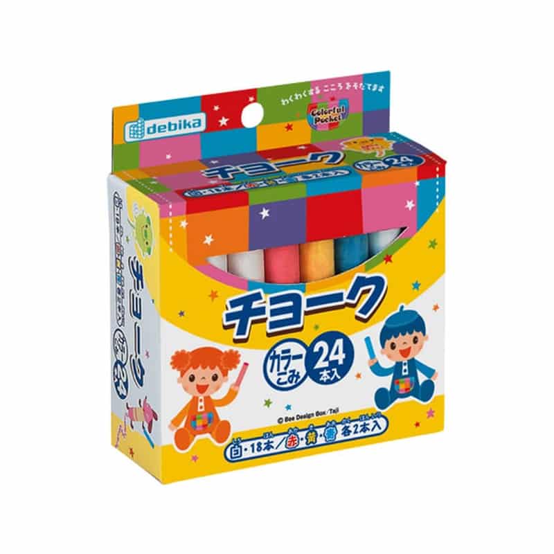 デビカ チョーク24本入 (幼児)  063503 1箱（ご注文単位1箱)【直送品】