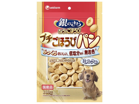 ユニ・チャーム 銀のさら プチごほうびパン ミルク味 1袋（ご注文単位1袋)【直送品】
