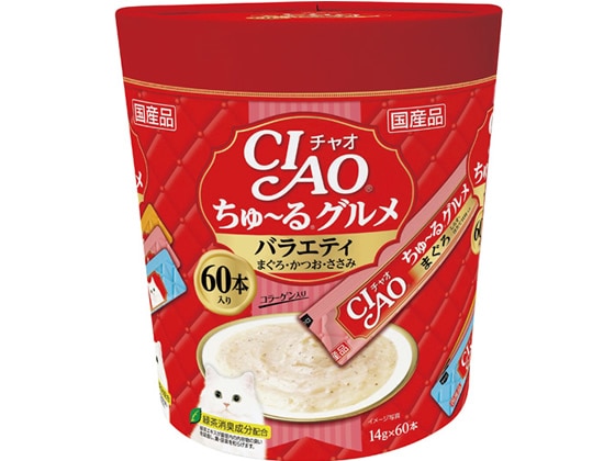 いなば CIAO ちゅーるグルメ バラエティ 14g×60本 SC-138 1パック(ご注文単位1パック)【直送品】