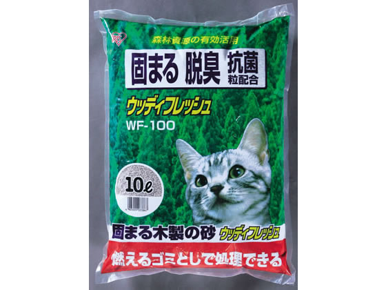アイリス ウッディフレッシュ 10L WF-100 1袋(ご注文単位1袋)【直送品】