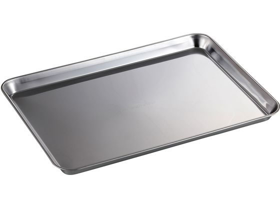キャプテンスタッグ BBQ ステンレス 角型トレー 小 1個（ご注文単位1個)【直送品】
