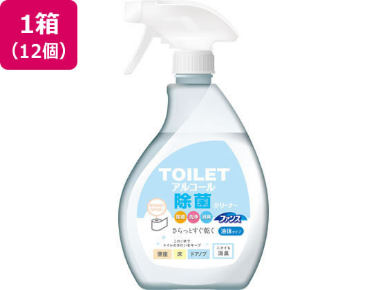 第一石鹸 ファンス トイレ用 アルコール除菌クリーナー 本体 400ml 12個 1箱(ご注文単位1箱)【直送品】
