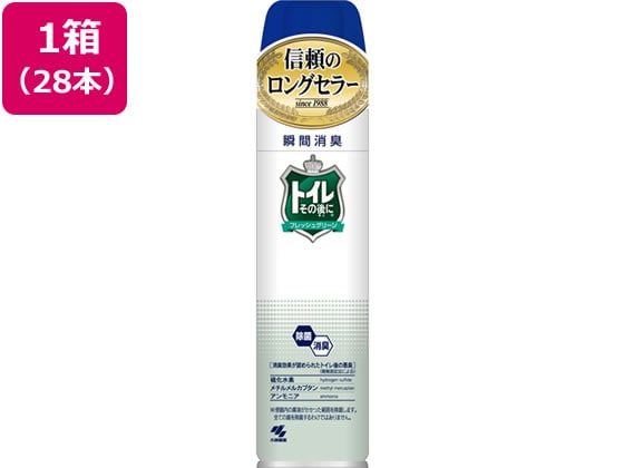 小林製薬 トイレその後に フレッシュグリーン 280ml 28本 1箱(ご注文単位1箱)【直送品】