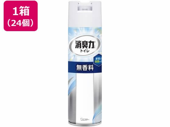 エステー トイレの消臭力スプレー 無香料 365ml 24個 1箱(ご注文単位1箱)【直送品】