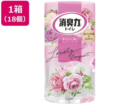 エステー トイレの消臭力 ラブリーブーケ 400ml 18個 1箱(ご注文単位1箱)【直送品】