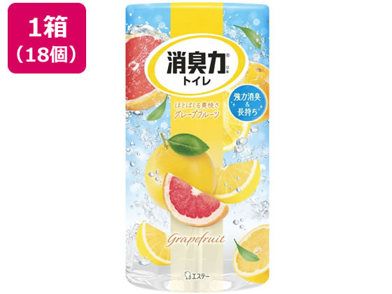 エステー トイレの消臭力 グレープフルーツ 400ml 18個 1箱(ご注文単位1箱)【直送品】