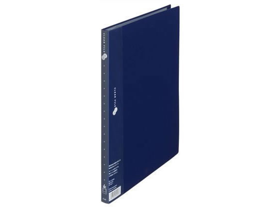 プラス クリアーファイル スーパーエコノミー A4 20ポケット ネイビー 88-421 1冊(ご注文単位1冊)【直送品】