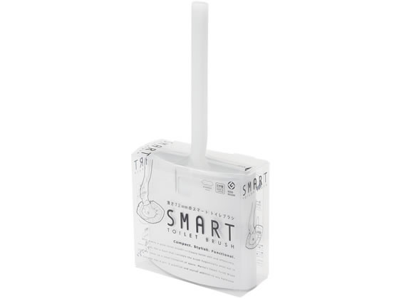 マーナ スマートトイレブラシ ホワイト W051W 1個(ご注文単位1個)【直送品】