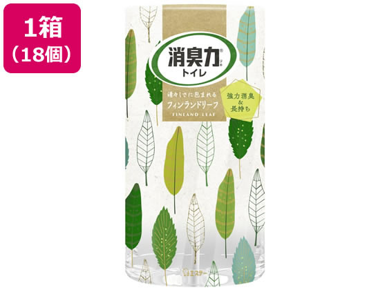 エステー トイレの消臭力 フィンランドリーフ 400mL 18個 1箱(ご注文単位1箱)【直送品】