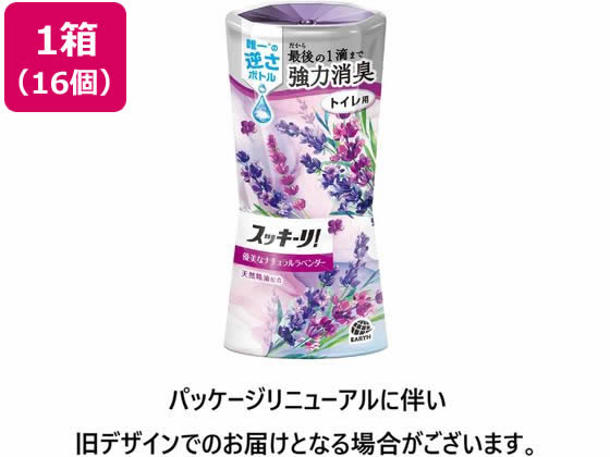 アース製薬 トイレのスッキーリ! アロマラベンダーの香り 400mL 16個 1箱(ご注文単位1箱)【直送品】