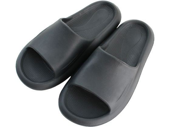 ストロング 防水 軽量EVAサンダル LL ブラック 10-7-122-08LL 1足(ご注文単位1足)【直送品】
