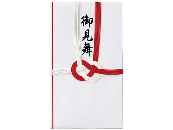 マルアイ 祝金封 赤白7本結切 御見舞 キ-112 1枚(ご注文単位1枚)【直送品】
