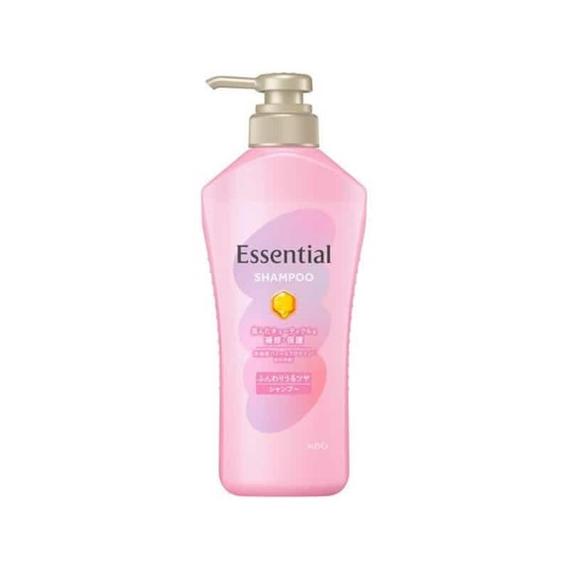 KAO エッセンシャル ふんわりうるツヤ シャンプー ポンプ 450mL 1個（ご注文単位1個）【直送品】