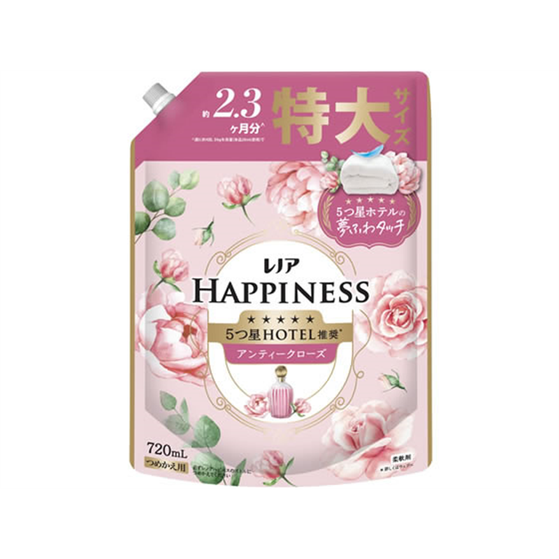 P&G レノア ハピネス 夢ふわタッチ アンティークローズ 詰替 720mL 1個（ご注文単位1個）【直送品】