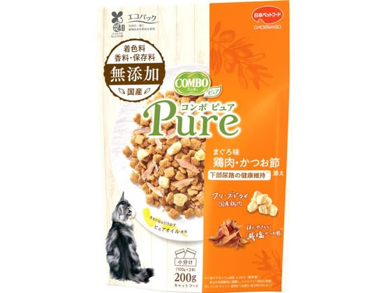 日本ペットフード コンボキャットピュアかつお節添え200g 1袋(ご注文単位1袋)【直送品】