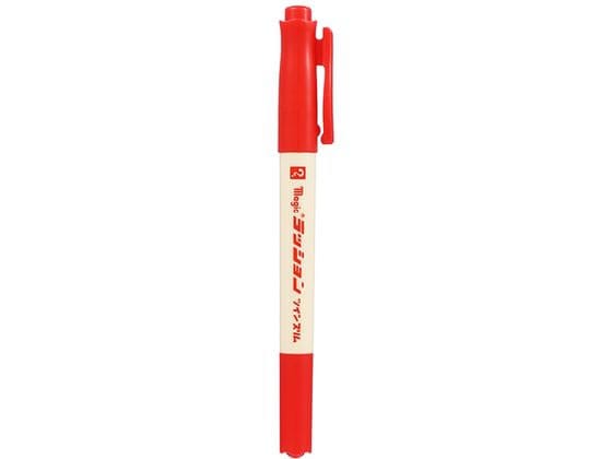 寺西化学工業 マジックインキ ラッションツインスリム 赤 MRT70P-T2 1本（ご注文単位1本）【直送品】
