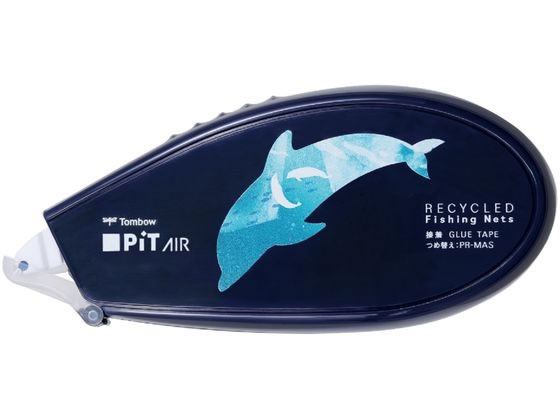 トンボ鉛筆 テープのり ピットエアー漁網リサイクル イルカ PN-MASFN 1個（ご注文単位1個）【直送品】