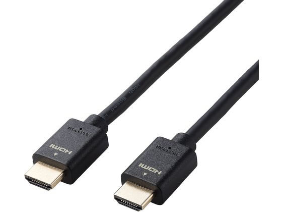 エレコム HDMI 1.4 ケーブル ハイスピード 2m ブラック GM-HD14E20BK 1個(ご注文単位1個)【直送品】
