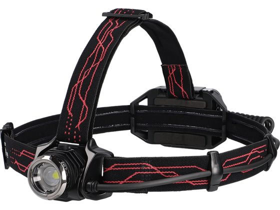 ジェントス ハイブリッドLEDヘッドライト 550lm GH-201RG 1個(ご注文単位1個)【直送品】