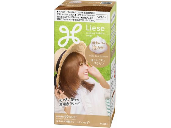KAO リーゼ 泡カラー ミルクティブラウン 1個（ご注文単位1個）【直送品】
