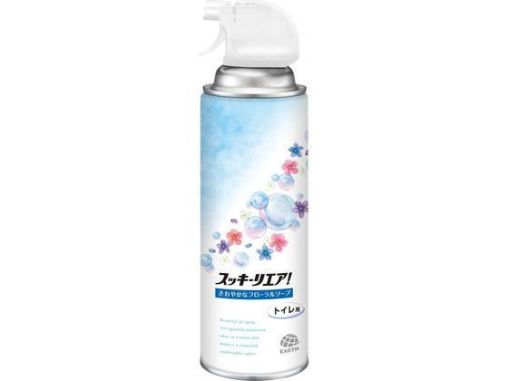 アース製薬 スッキーリエア! トイレ用 フローラルソープ 350mL 1本(ご注文単位1本)【直送品】