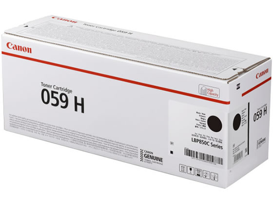 CANON トナーカートリッジ059Hブラック CRG-059HB 3627C001 1個（ご注文単位1個）【直送品】
