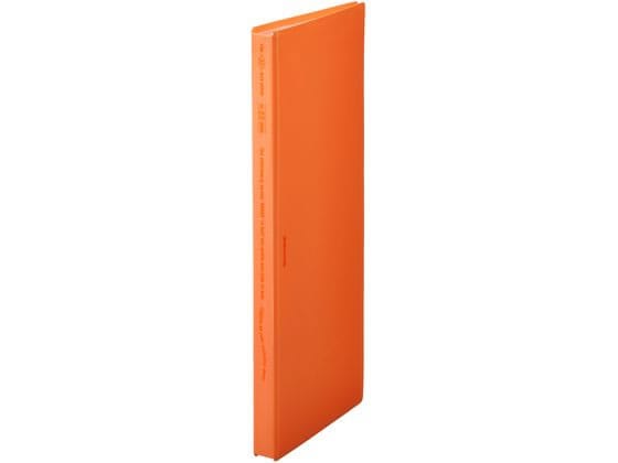 キングジム クリアーファイル ホッソ(透明)オレンジ A4 5525T-OR 1冊(ご注文単位1冊)【直送品】