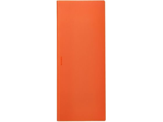 キングジム ハードホルダー ホッソ(透明)オレンジ A4 5050T-OR 1冊（ご注文単位1冊）【直送品】