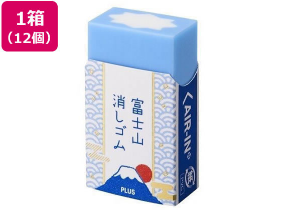 プラス エアイン富士山消しゴム 和柄ER-100AIF 12個 36-591 1箱(ご注文単位1箱)【直送品】