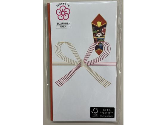 寿堂 祝 多当 中袋なし 花結 No.132 10枚 06132 1袋(ご注文単位1袋)【直送品】
