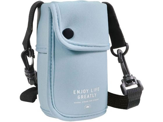 クツワ 水筒カバー ライトブルー ST526LB 1個(ご注文単位1個)【直送品】