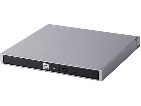 ロジテック 外付DVDドライブ USB 3.2 グレー LDR-PWA8CU3MGY 1個(ご注文単位1個)【直送品】