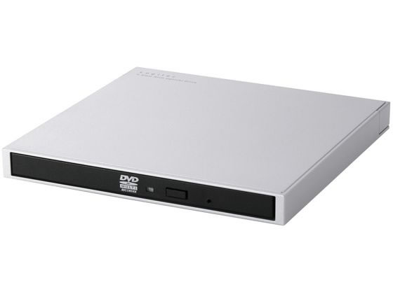 ロジテック 外付DVDドライブ USB 3.2 シルバー LDR-PWA8CU3MSV 1個(ご注文単位1個)【直送品】