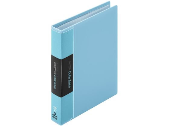 キングジム キングミニ ミニカラーベース 空色 MN132C-SB 1冊（ご注文単位1冊）【直送品】