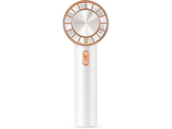 Lazos ハンディファン 冷却プレート付 ホワイト L-HFP-W 1個(ご注文単位1個)【直送品】