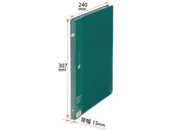 プラス クリアーファイル スーパーエコノミー A4 20ポケット グリーン 88-423 1冊(ご注文単位1冊)【直送品】