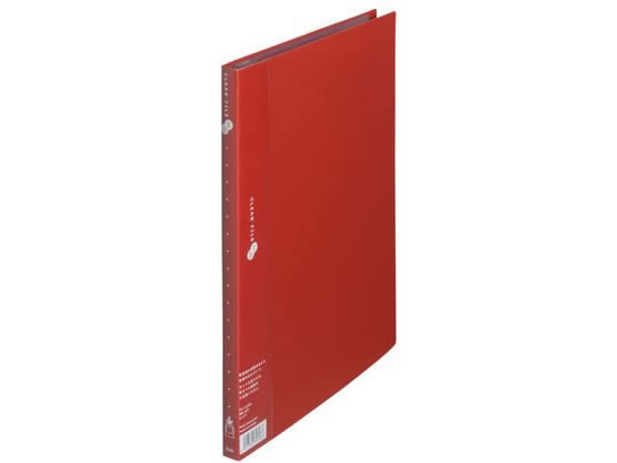 プラス クリアーファイル スーパーエコノミー A4 20ポケット レッド 88-422 1冊(ご注文単位1冊)【直送品】