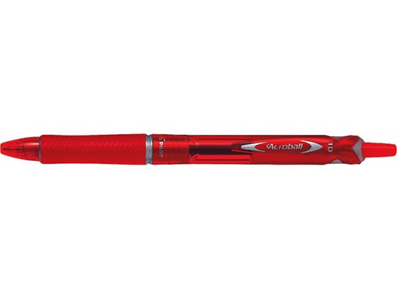 パイロット アクロボール150 中字 レッド BAB-15M-RR 1本（ご注文単位1本）【直送品】
