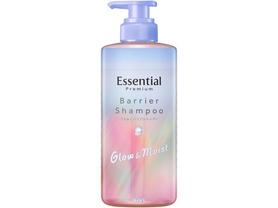 KAO エッセンシャル プレミアム バリアシャンプー グロウ ポンプ 450mL 1本(ご注文単位1本)【直送品】