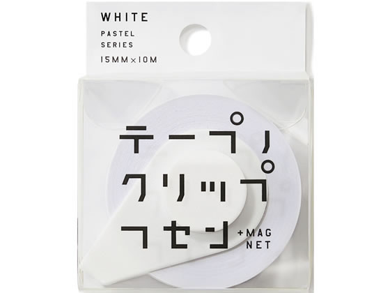 ヤマト テープノクリップフセン ホワイト TFC-15-WH 1個（ご注文単位1個）【直送品】
