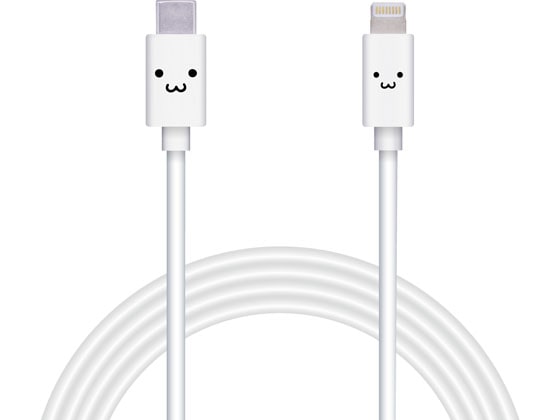 エレコム USB-C to Lightningケーブル 2.0m MPA-FCL20WF 1個（ご注文単位1個）【直送品】