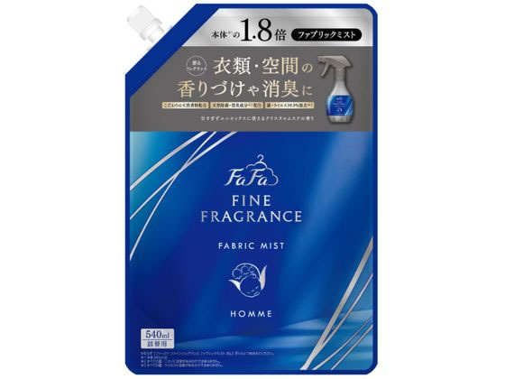 NSファーファJ ファインフレグランス ミスト オム 540mL 詰替 1個（ご注文単位1個）【直送品】
