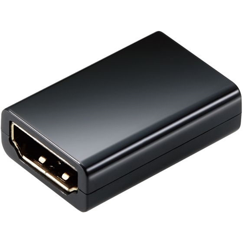 エレコム HDMI延長アダプター(タイプA-タイプA)スリム AD-HDAASS01BK 1個（ご注文単位1個）【直送品】