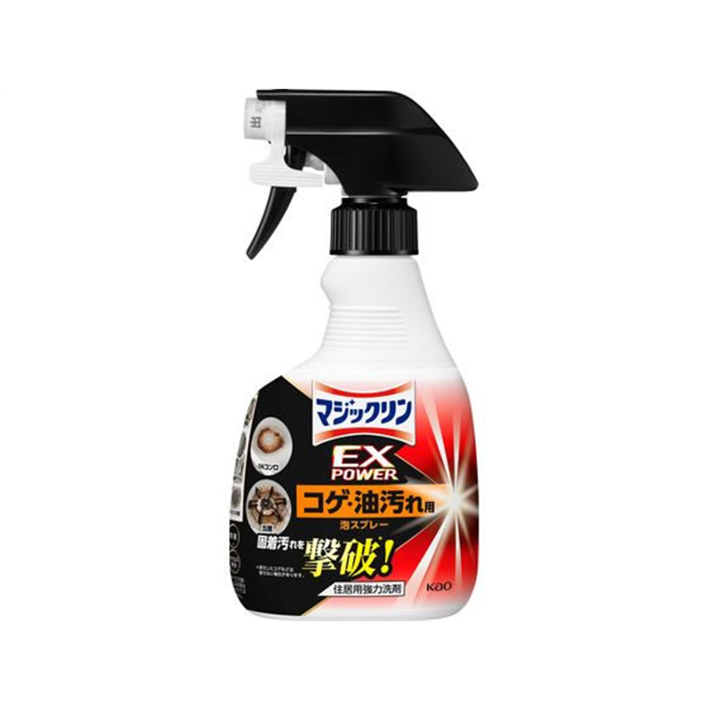 KAO マジックリン EXPOWER コゲ・油汚れ用泡スプレー 本体 400mL 1個(ご注文単位1個)【直送品】
