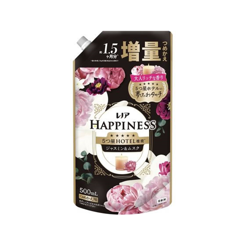 P&G レノア ハピネス 夢ふわタッチ ジャスミン 替 増量 500mL 1個(ご注文単位1個)【直送品】