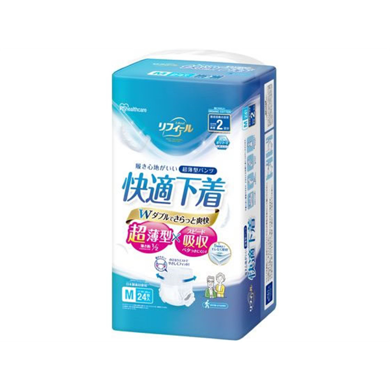 アイリスオーヤマ リフィール 超薄型パンツ Mサイズ 24枚入 NAD-M24-2 1パック(ご注文単位1パック)【直送品】